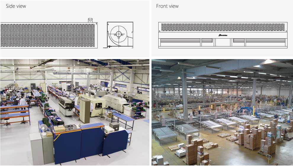 Titan S4 Series Air Curtain