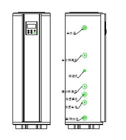空气能热水器分体机结构图